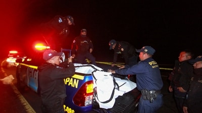 19 people sustained injuries in the accident on the inter-American highway in Guatemala. (AFP) 19 people sustained injuries in the accident on the inter-American highway in Guatemala. (AFP)