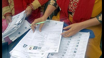 Meanwhile, in Gautam Budh Nagar, officials said that over 300,000 voters could not be mapped during the revision, which concluded on Friday (Representative photo) Meanwhile, in Gautam Budh Nagar, officials said that over 300,000 voters could not be mapped during the revision, which concluded on Friday (Representative photo)