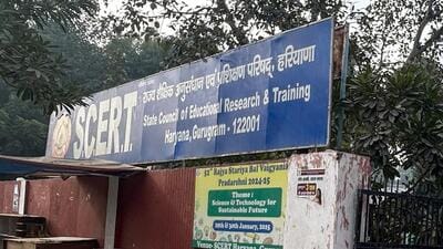 Officials said this year’s theme‘AI for education’ focused on equipping teachers with a strong foundation in AI. (Parveen Kumar/HT) Officials said this year’s theme‘AI for education’ focused on equipping teachers with a strong foundation in AI. (Parveen Kumar/HT)
