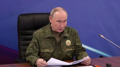 The statement comes a day after Russia dropped around 500 drones and 40 missiles on Kyiv during early morning hours, that killed at least one and wounded around 27. (AFP) The statement comes a day after Russia dropped around 500 drones and 40 missiles on Kyiv during early morning hours, that killed at least one and wounded around 27. (AFP)