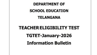 <p>వచ్చే ఏడాది జనవరి 3 నుంచి జనవరి 31 వరకు తెలంగాణ టెట్ పరీక్షలు జరుగుతాయి. మెుదటి సెషన్ ఉదయం 9 గంటల నుంచి 11:30 గంటల వరకు, రెండో సెషన్ మధ్యాహ్నం 2 గంటల నుంచి 4:30 గంటల వరకు నిర్వహిస్తారు.</p> <p>వచ్చే ఏడాది జనవరి 3 నుంచి జనవరి 31 వరకు తెలంగాణ టెట్ పరీక్షలు జరుగుతాయి. మెుదటి సెషన్ ఉదయం 9 గంటల నుంచి 11:30 గంటల వరకు, రెండో సెషన్ మధ్యాహ్నం 2 గంటల నుంచి 4:30 గంటల వరకు నిర్వహిస్తారు.</p>