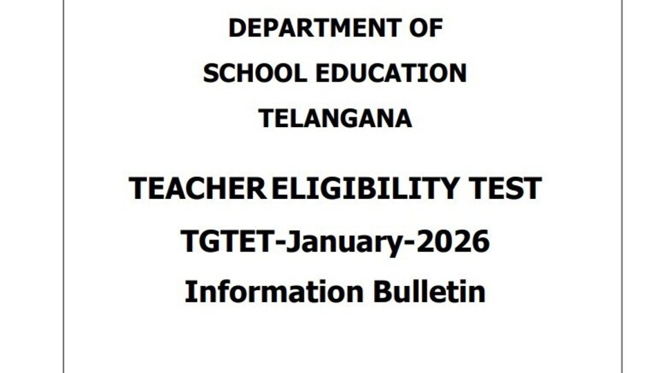<p>వచ్చే ఏడాది జనవరి 3 నుంచి జనవరి 31 వరకు తెలంగాణ టెట్ పరీక్షలు జరుగుతాయి. మెుదటి సెషన్ ఉదయం 9 గంటల నుంచి 11:30 గంటల వరకు, రెండో సెషన్ మధ్యాహ్నం 2 గంటల నుంచి 4:30 గంటల వరకు నిర్వహిస్తారు.</p>