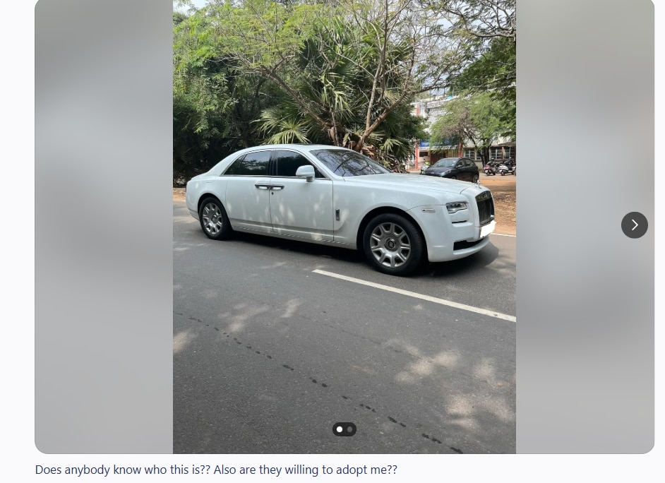 A post by a Reddit user. (Screengrab (Reddit)) A post by a Reddit user. (Screengrab (Reddit))