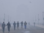 Delhi’s AQI was on the brink of breaching the “very poor” category on Sunday.