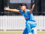 Kishan Kumar Singh’s hard work has been rewarded with selection to the Indian U19 World Cup squad. (HT)