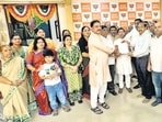 Navi Mumbai, India - Dec. 27, 2025:BJP original cadre meeting today against new entrants at Sanpada in Navi Mumbai, India, on Saturday, December 27, 2025. (Photo by Bachchan Kumar/ HT PHOTO) (HT PHOTO) Navi Mumbai, India - Dec. 27, 2025:BJP original cadre meeting today against new entrants at Sanpada in Navi Mumbai, India, on Saturday, December 27, 2025. (Photo by Bachchan Kumar/ HT PHOTO) (HT PHOTO)