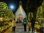Gram it: Gurugram can't get enough of festive feels as residents continue to visit the Church of Epiphany, in Civil Lines, on the first Sunday after Christmas. The church that was decorated with lights for the festivities, has been a recipient of the UNESCO Award of Merit. For Bollywood buffs, here's a trivia: late actor Dharmendra shot for his first international short film titled Dream Catcher here, in 2017!