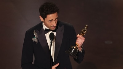 Actor Adrien Brody made headlines in February for all the wrong reasons after delivering the longest Oscars acceptance speech on record. Clocking in at five minutes and 40 seconds, the monologue prompted attempts by the orchestra to play him off, all of which he waved away. (REUTERS)