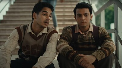 Ishaan Khatter and Vishal Jethwa in a still from Neeraj Ghaywan's Homebound. Ishaan Khatter and Vishal Jethwa in a still from Neeraj Ghaywan's Homebound.