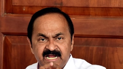 Kochi: Leader of Opposition in Kerala Assembly VD Satheesan addresses a press conference over Sabarimala gold plating row, in Kochi, Saturday, Oct. 4, 2025. (PTI) Kochi: Leader of Opposition in Kerala Assembly VD Satheesan addresses a press conference over Sabarimala gold plating row, in Kochi, Saturday, Oct. 4, 2025. (PTI)