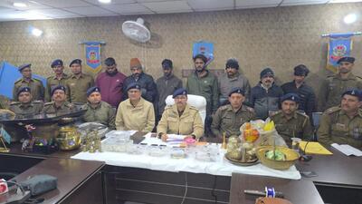 Police have busted an active inter-district theft gang in Bokaro and arrested seven accused (HT Photo)