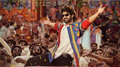 Prabhas’s The Raja Saab is set to release in theatres in January 2026. (X/@rajasaabmovie) Prabhas’s The Raja Saab is set to release in theatres in January 2026. (X/@rajasaabmovie)