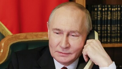 Russian President Vladimir Putin spoke on the phone with US President Donald Trump. (AP) Russian President Vladimir Putin spoke on the phone with US President Donald Trump. (AP)