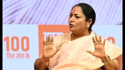 Speaking at a ceremony marking centenary of the Friends Colony Industrial Area, Gupta, the CM sought industries’ cooperation (HT)