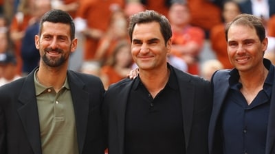 Novak Djokovic opened up on his bond with Roger Federer and Rafael Nadal (REUTERS)