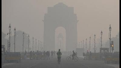 The group pointed out that “geographical location, population, and technology were myths around pollution” (RAJ K RAJ /HT PHOTO)