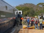 Mexican Army soldiers and Civil Protection members rescued passengers from the Interoceanic train that derailed in the Asuncion Ixtaltepec area on the route to Oaxaca, Mexico on December 28, 2025.