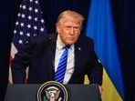 'Trump Memorial’ signs pasted on porta-potties outside White House ballroom construction? Truth behind viral posts (Photo by JOE RAEDLE / GETTY IMAGES NORTH AMERICA / Getty Images via AFP)