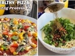 Try out Vanshika's healthy pizza recipe to satisfy your cravings without guilt! Try out Vanshika's healthy pizza recipe to satisfy your cravings without guilt!