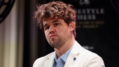 File picture of Norwegian chess grandmaster Magnus Carlsen, who won the World Rapid title for the sixth time in Doha on Sunday. (REUTERS)