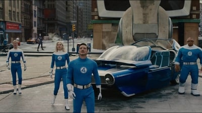 A still from The Fantastic Four: First Steps A still from The Fantastic Four: First Steps