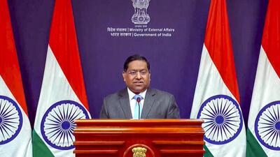 Ministry of External Affairs spokesperson Randhir Jaiswal (@MEAIndia/PTI) Ministry of External Affairs spokesperson Randhir Jaiswal (@MEAIndia/PTI)