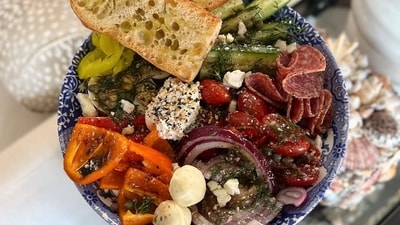 The viral savoury girl dinner isn't just a meal but a whole mood (Photo: Instagram/kathleen_barnes) The viral savoury girl dinner isn't just a meal but a whole mood (Photo: Instagram/kathleen_barnes)