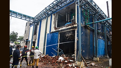 The June 30 accident at the company’s Sangareddy unit claimed 54 workers’ lives. (PTI) The June 30 accident at the company’s Sangareddy unit claimed 54 workers’ lives. (PTI)