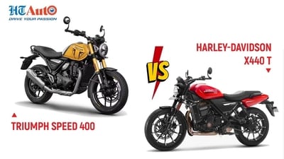 The Speed 400 uses a liquid cooled engine whereas the X440 T uses a long stroke air-oil cooled unit. The Speed 400 uses a liquid cooled engine whereas the X440 T uses a long stroke air-oil cooled unit.