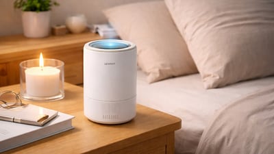 Compact air purifiers designed for desks, bedside tables, and small rooms where space and noise matter as much as performance. (AI-generated)