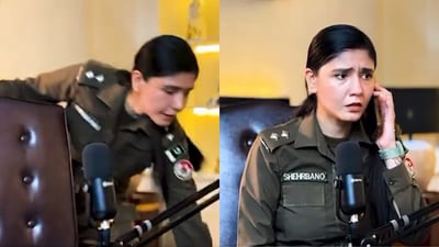 'Yeh script likhta kaun hai': Pak police officer faces trolling after viral podcast clip (Screengrab from X) 'Yeh script likhta kaun hai': Pak police officer faces trolling after viral podcast clip (Screengrab from X)