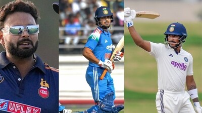 Rishabh Pant, Ishan Kishan and Dhruv Jurel (PTI) Rishabh Pant, Ishan Kishan and Dhruv Jurel (PTI)