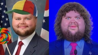 JD Vance baby-face meme:&nbsp;US Vice President JD Vance’s rounded features and expressive expressions made him an unlikely meme star. Online edits exaggerated his baby-faced look, sometimes bald, sometimes wigged, placing him into absurd scenarios that spread rapidly across platforms.&nbsp; (X)