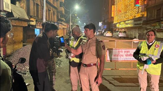 Pune traffic police book 242 motorists for drunk driving ahead of New Year celebrations