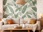 A stylish self-adhesive wallpaper brings instant character to a room, perfect for renters and temporary setups.(AI generated)