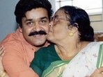 Mohanlal was shooting when his mother, Santhakumari, died on Tuesday at the age of 90. 