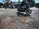 Roads will be rebuilt wall-to-wall and fitted with mist spray systems to reduce dust pollution, the CM said. (HT Archive)