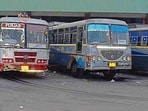 The diversion strained an already thin bus fleet, leaving office-goers and inter-district travellers struggling on a busy workday. (HT Photo) The diversion strained an already thin bus fleet, leaving office-goers and inter-district travellers struggling on a busy workday. (HT Photo)