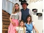 Sara Foster with her partner Tommy Haas and their kids. Sara Foster with her partner Tommy Haas and their kids.