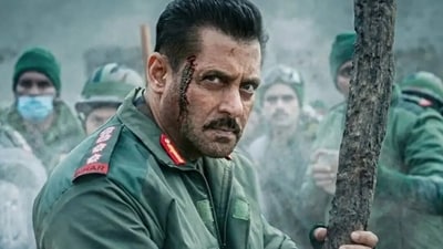 Salman Khan in a still from Battle of Galwan. Salman Khan in a still from Battle of Galwan.