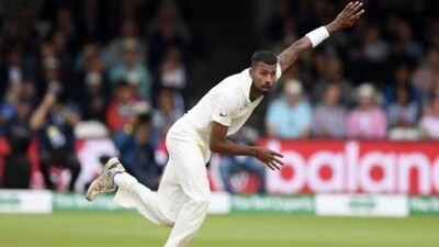 Hardik Pandya last played a Test for India way back in 2018. (AP Image) Hardik Pandya last played a Test for India way back in 2018. (AP Image)