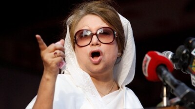 Khaleda Zia served as prime minister of Bangladesh from 1991 to 1996 and returned to office for a second term from 2001 to 2006. (REUTERS)