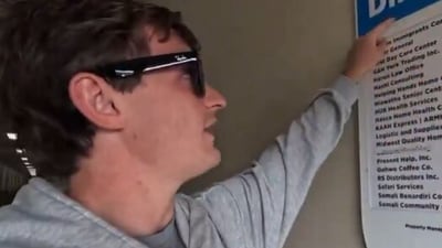 After Nick Shirley (pictured), journalist accuses Somali-run daycare centers of fraud in Washington (X) After Nick Shirley (pictured), journalist accuses Somali-run daycare centers of fraud in Washington (X)