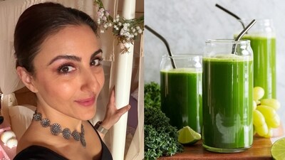 The green detox juice Soha Ali Khan SWEARS by: Recipe inside (Photo: Instagram, Cooking Classy) The green detox juice Soha Ali Khan SWEARS by: Recipe inside (Photo: Instagram, Cooking Classy)