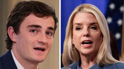 Minnesota fraud row update: 98 people charged, Pam Bondi hails Nick Shirley (REUTERS/Evelyn Hockstein, REUTERS/Jessica Koscielniak/File Photo) Minnesota fraud row update: 98 people charged, Pam Bondi hails Nick Shirley (REUTERS/Evelyn Hockstein, REUTERS/Jessica Koscielniak/File Photo)
