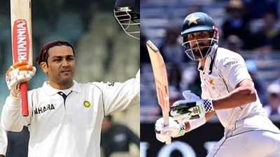 Shan Masood also broke the national record with his double ton Shan Masood also broke the national record with his double ton
