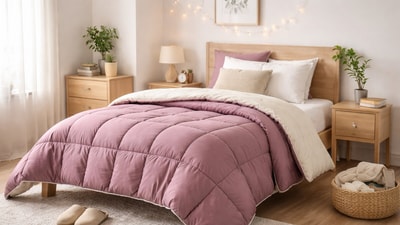 Soft comforters on a single bed add instant winter cheer, offering snug sleep, easy layering, and style for compact bedrooms. (AI generated) Soft comforters on a single bed add instant winter cheer, offering snug sleep, easy layering, and style for compact bedrooms. (AI generated)