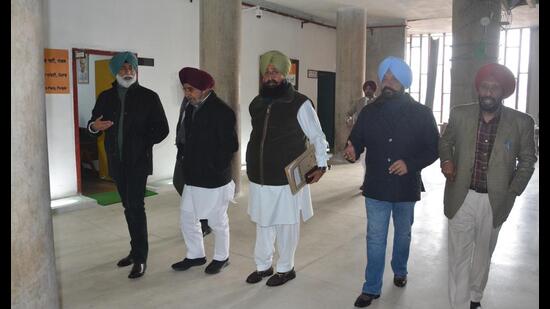 Bholath MLA Sukhpal Singh Khaira during the Vidhan Sabha session in Chandigarh on Tuesday. (HT Photo)