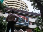 The Bombay Stock Exchange building on Dalal Street in Mumbai.