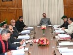 Himachal chief minister Sukhvinder Singh Sukhu during a cabinet meeting in Shimla on Tuesday. (File) Himachal chief minister Sukhvinder Singh Sukhu during a cabinet meeting in Shimla on Tuesday. (File)